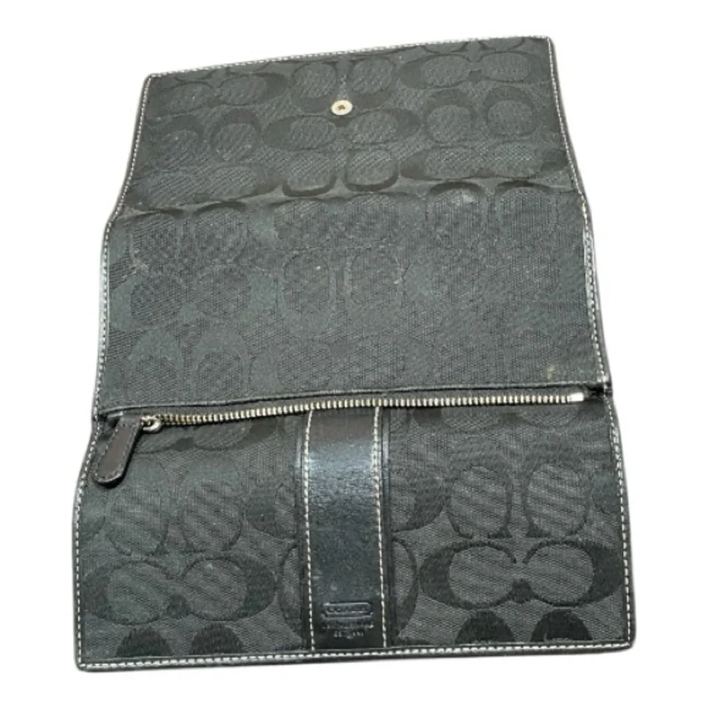 Vintage Legacy Coach Black Signature Wallet